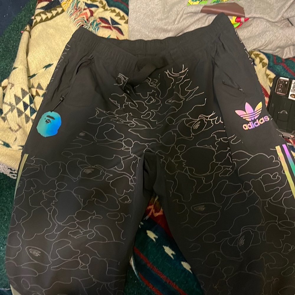 Bape adidas snowboard pants